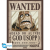 Poster, ONE PIECE WANTED GOD USOPP (52X38 CM)